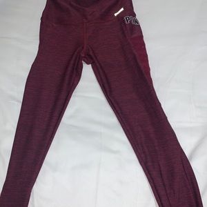 PINK MAROON LEGGINGS !!